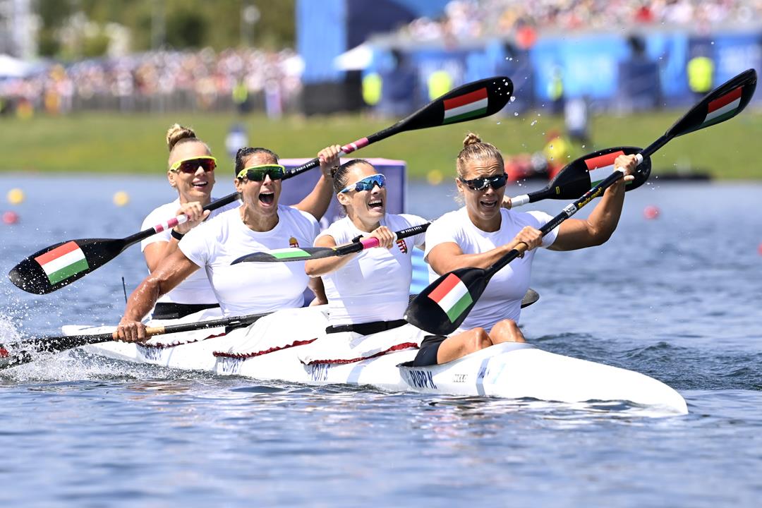 Hungarian women's kayak four won bronze at Paris Olympics