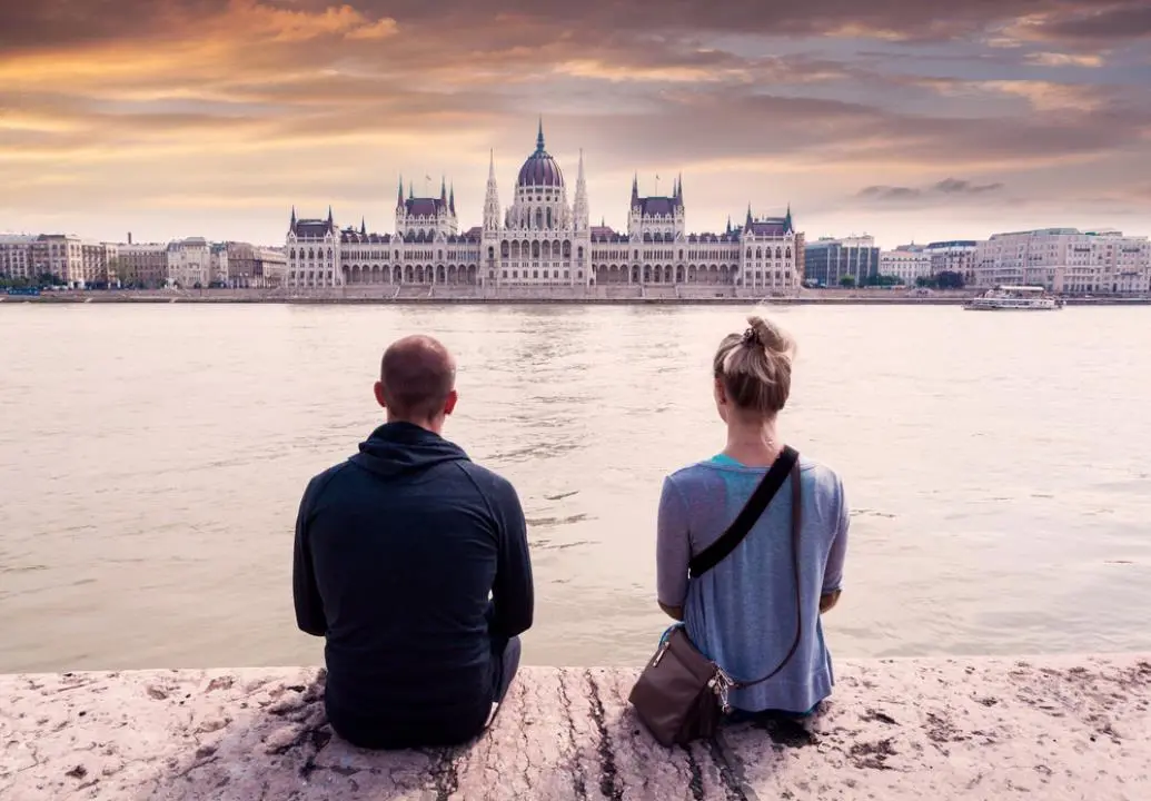 Hungary's population hungarians childlessness parliament danube budapest couple