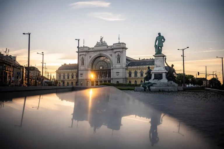 Keleti train station Budapest anniversary train