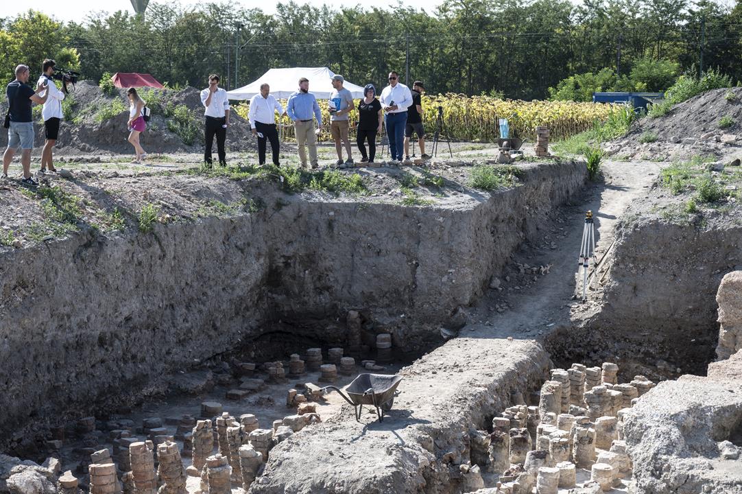 One of the biggest Roman soldiers' and citizen town, legio camp excavated in Hungary