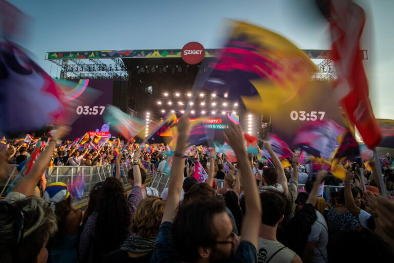 Sziget Festival flag party budapest