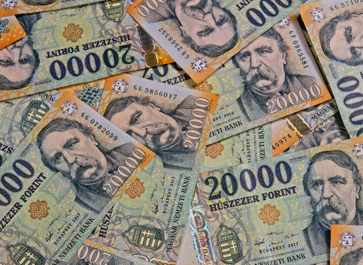 HUF 20000 Hungarian banknote forint