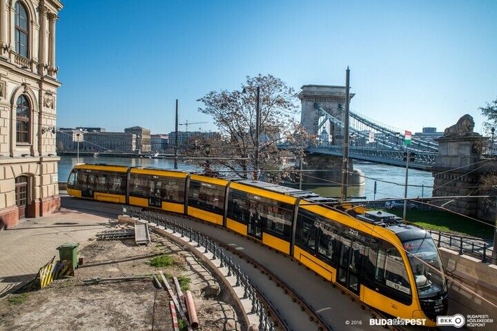 Budapest tram line