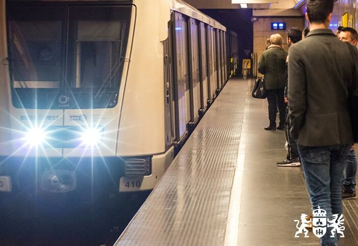 Busiest Budapest metro line M2
