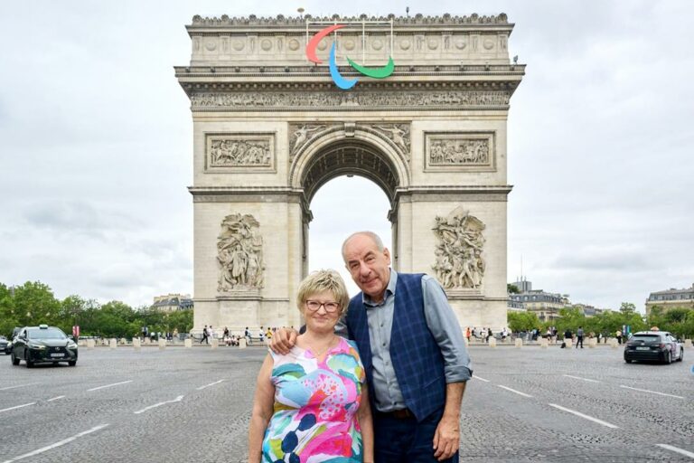Hungarian President in Paris with his wife (Copy)