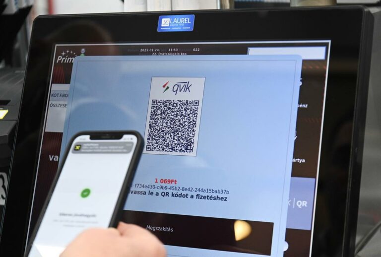 Hungarian instant paying system qvik