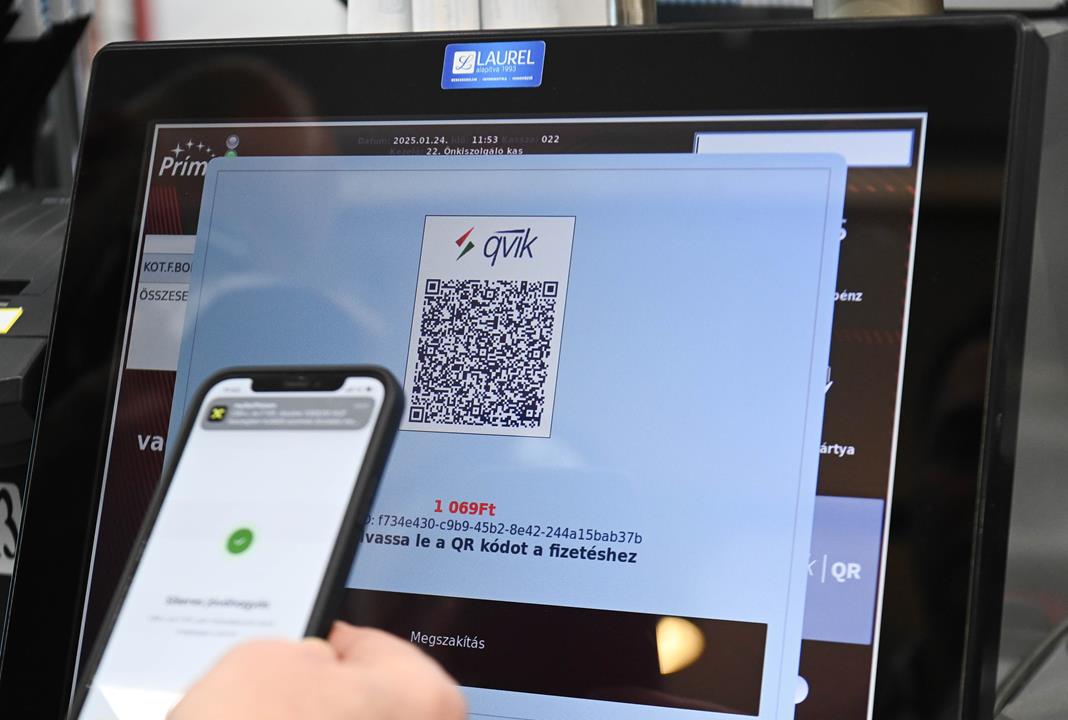 Hungarian instant paying system qvik
