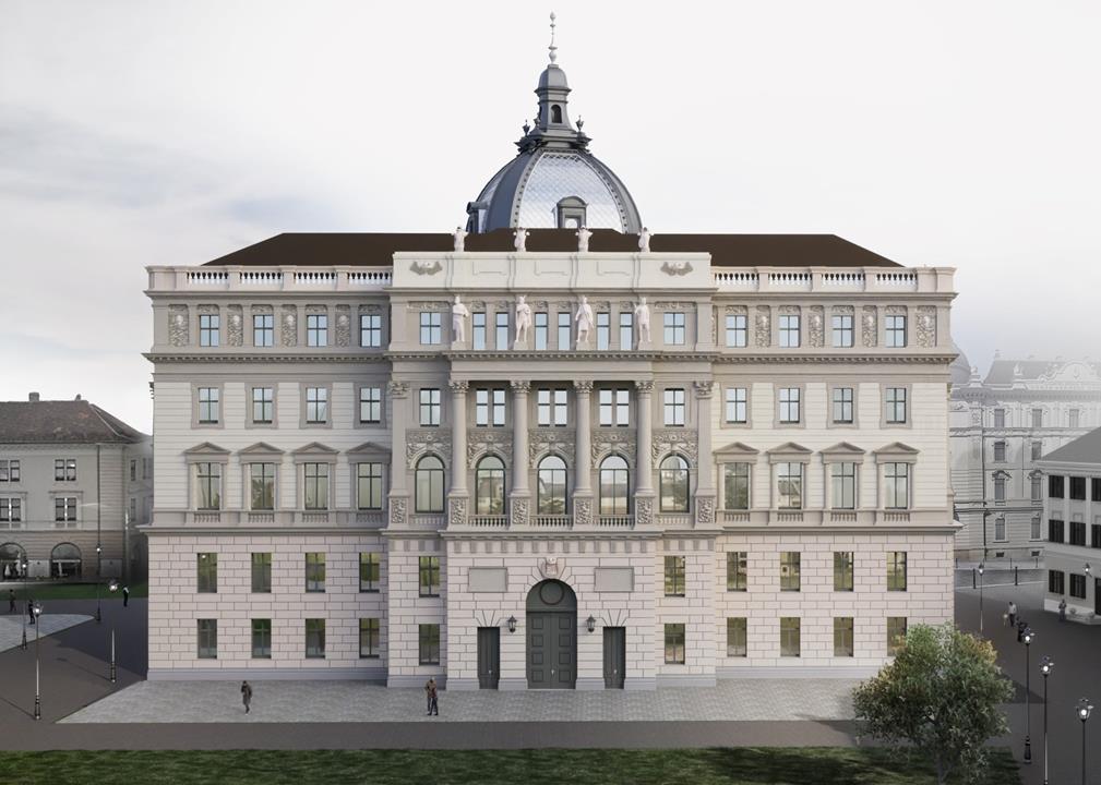 Buda Castle's 2nd biggest dome almost ready