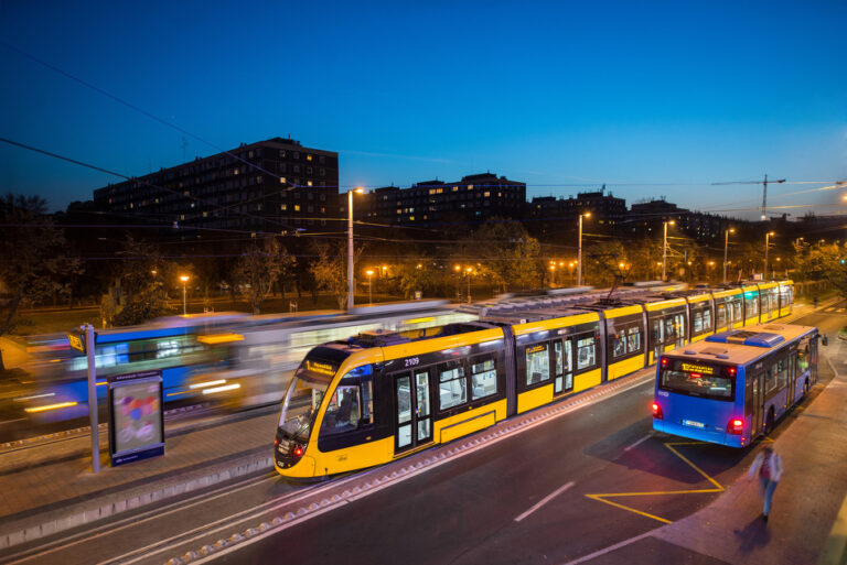 Budapest tram BKK longest tram bus