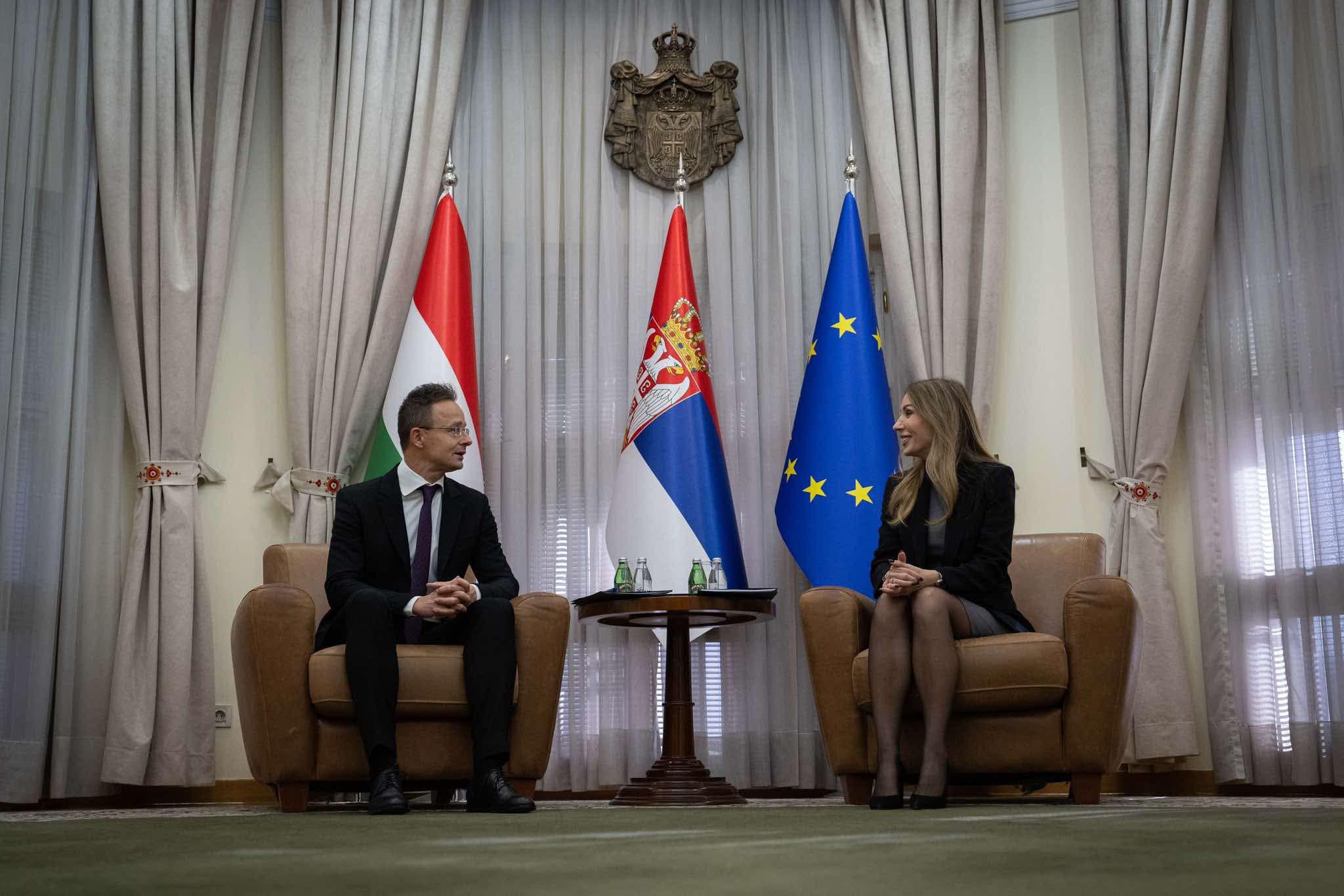 Dubravka Đedović Péter Szijjártó