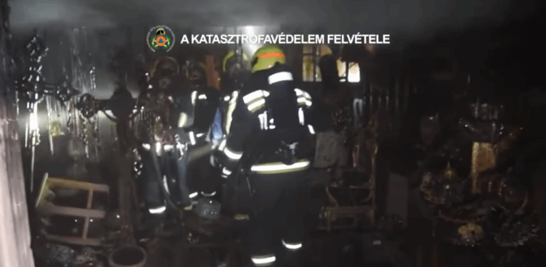 English star set decorator's apartment burnt down close to Buda Castle Garden Bazaar