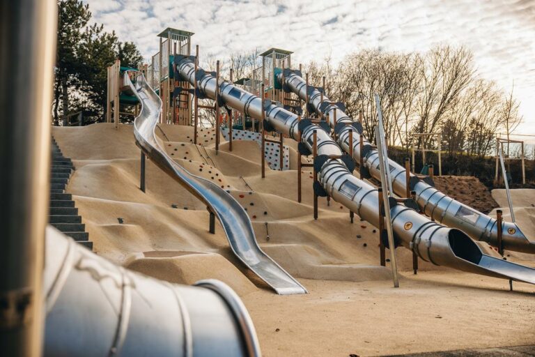 One of Budapest’s largest slide Playgrounds gets a complete makeover