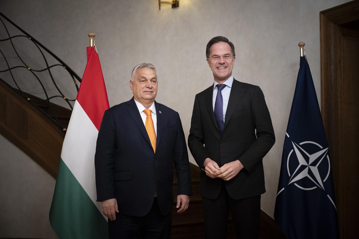 PM Orbán & NATO's Rutte Hungarian Jets to Guard Baltic Airspace and Strengthen Defence