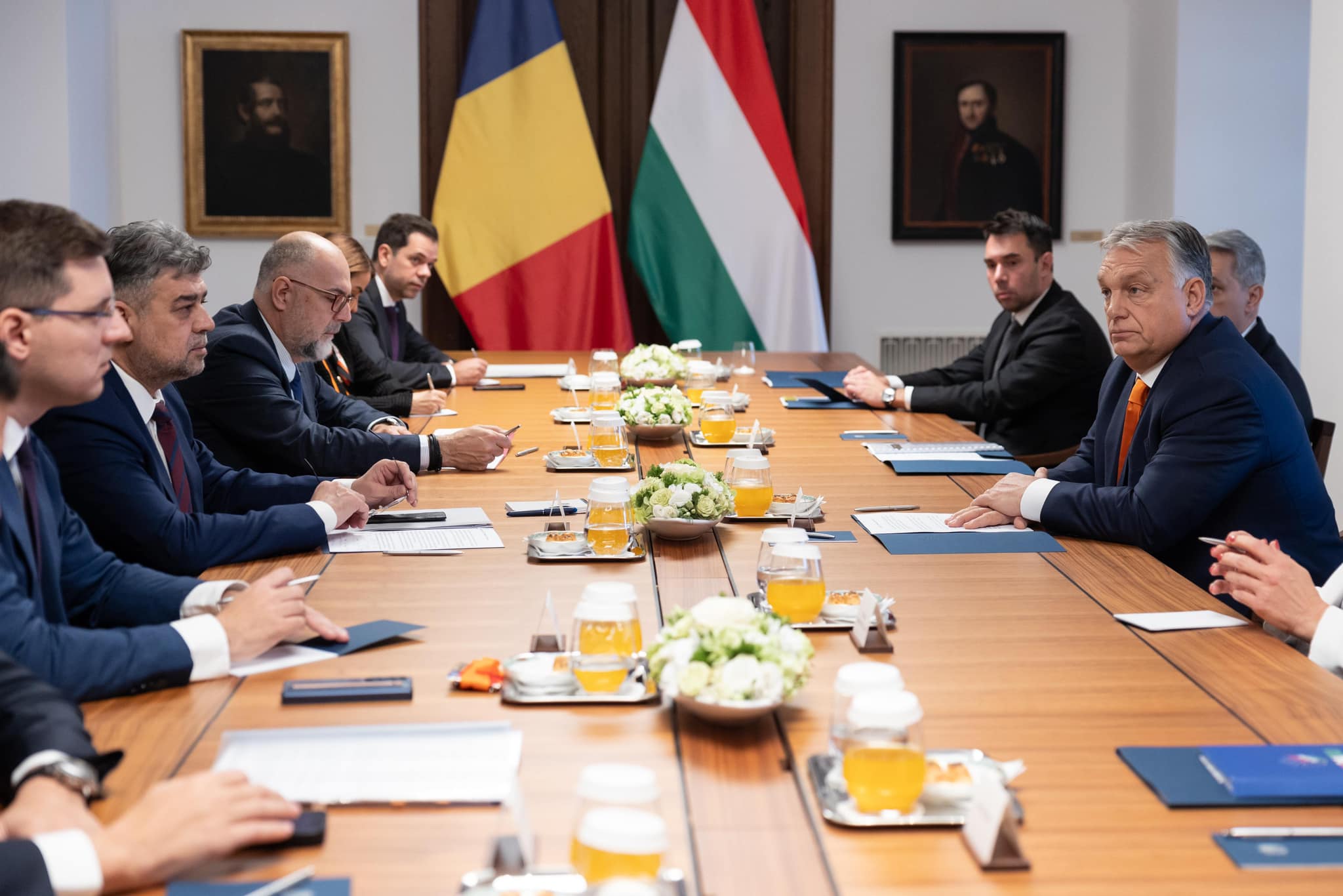 PM Orbán and Ciolacu Russian gas