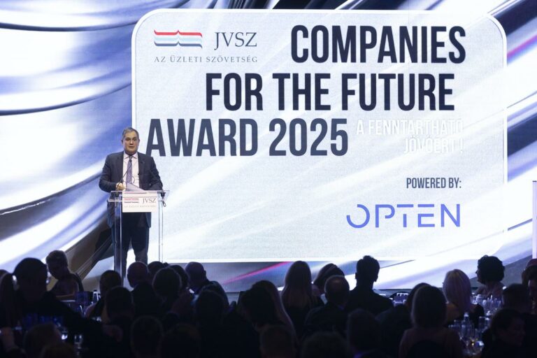 awards ceremony organised by the Joint Venture Association in Budapest 2025