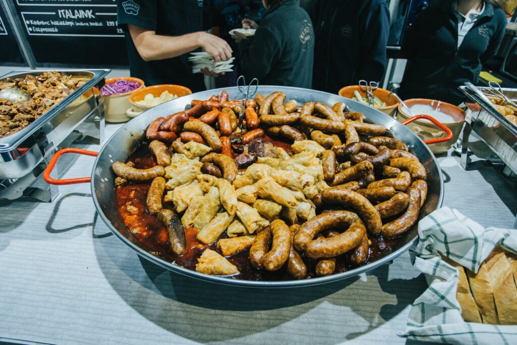 flavor festival sausage cabbage