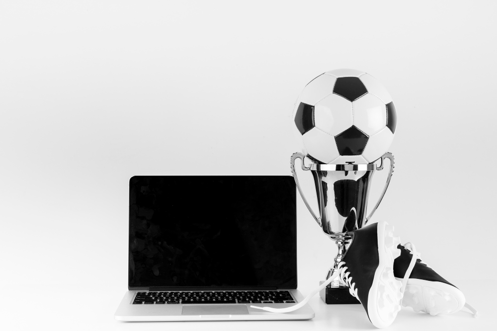 football laptop cup
