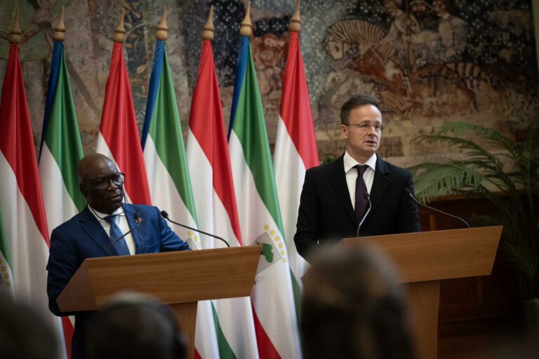 Equatorial Guinea foreign minister Simeon Oyono Esono Angue visits Hungary