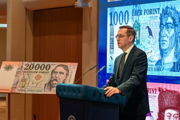 Hungarian National Bank governor Mihály Varga inflation