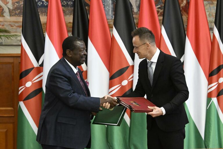Kenyan Foreign Minister Musalia Mudavadi visits Budapest