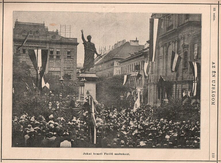 15 March celebrations Jókai Mór speech Petőfi statue Hungary history