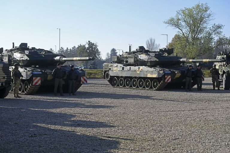 New Leopard 2A7HU tanks in Tata hungary news
