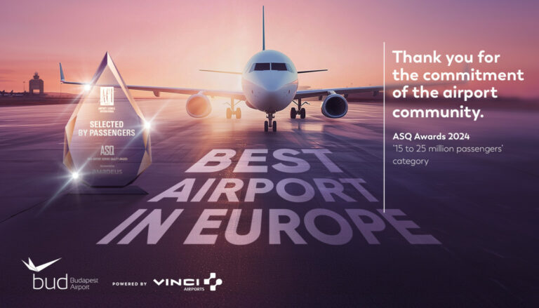 Budapest airport honoured