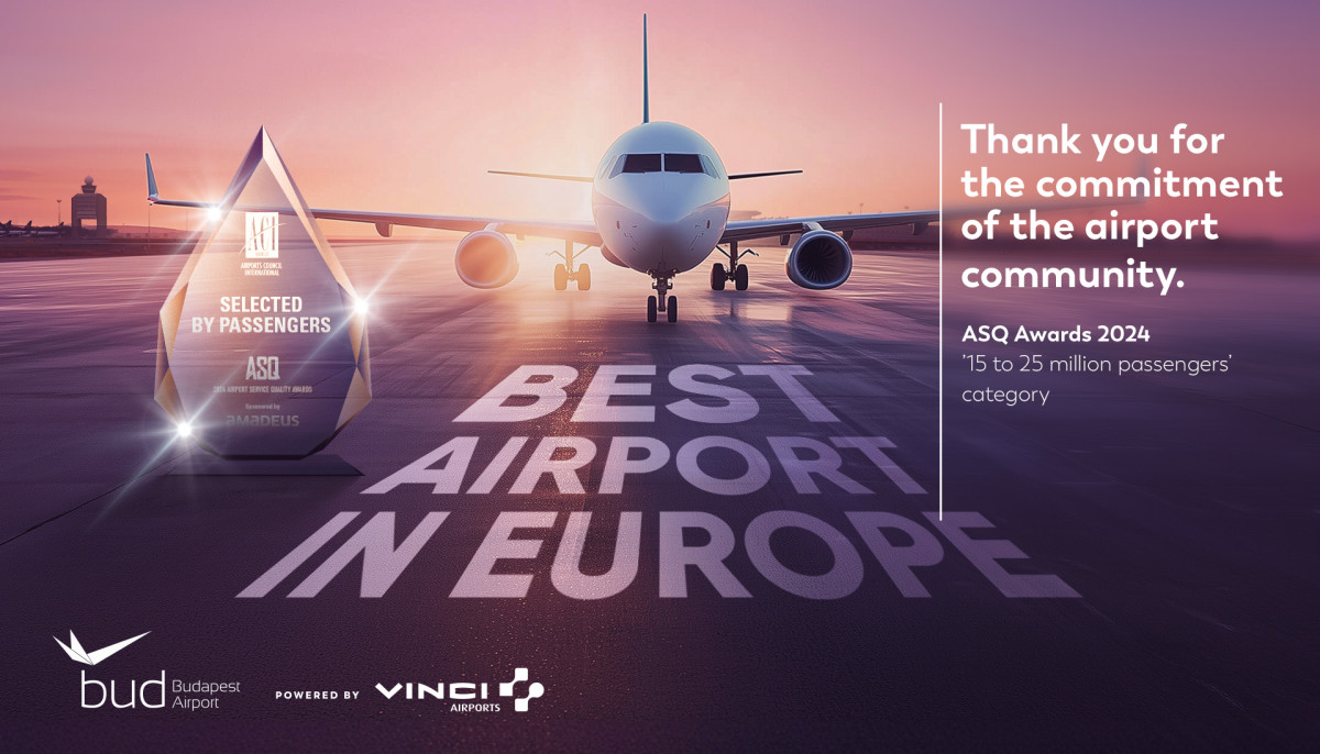 Budapest airport honoured
