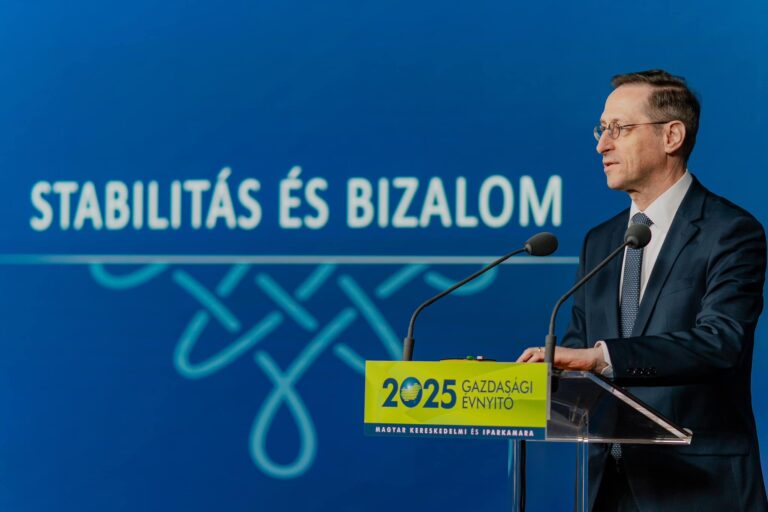 Mihály Varga, the central bank governor.