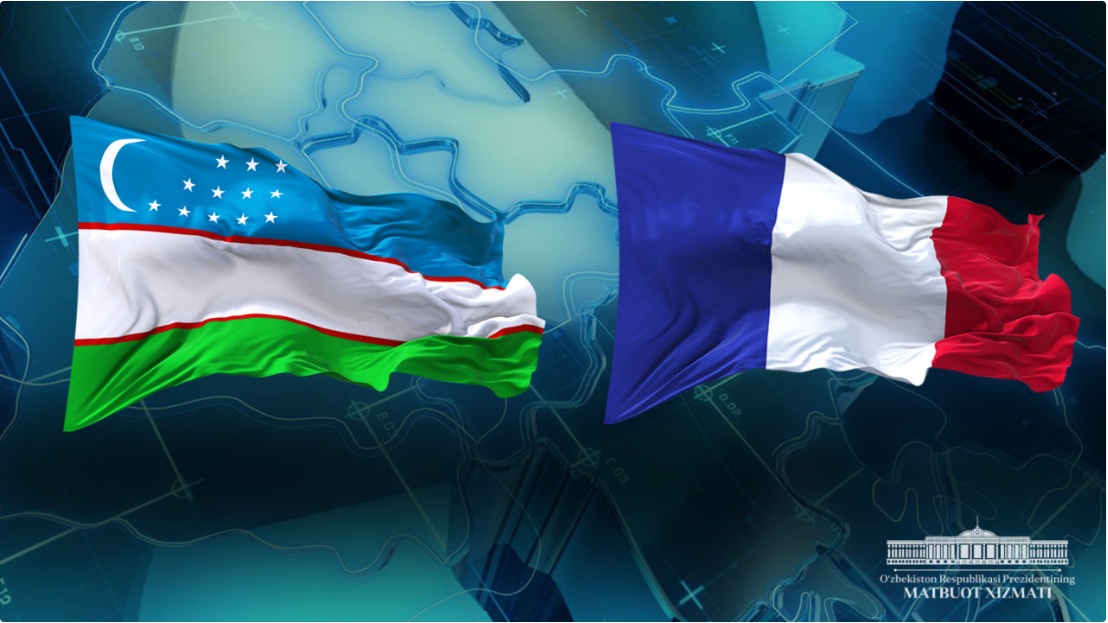 uzbekistan france flag
