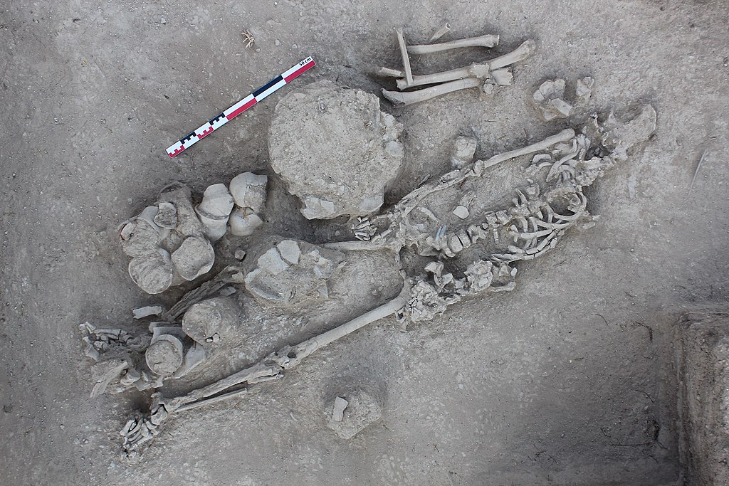 Strange Roman-era burial illustration