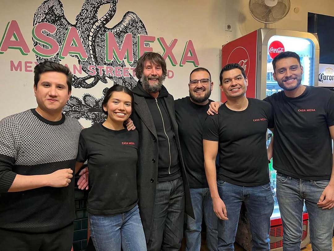 Hollywood star Keanu Reeves is in Budapest