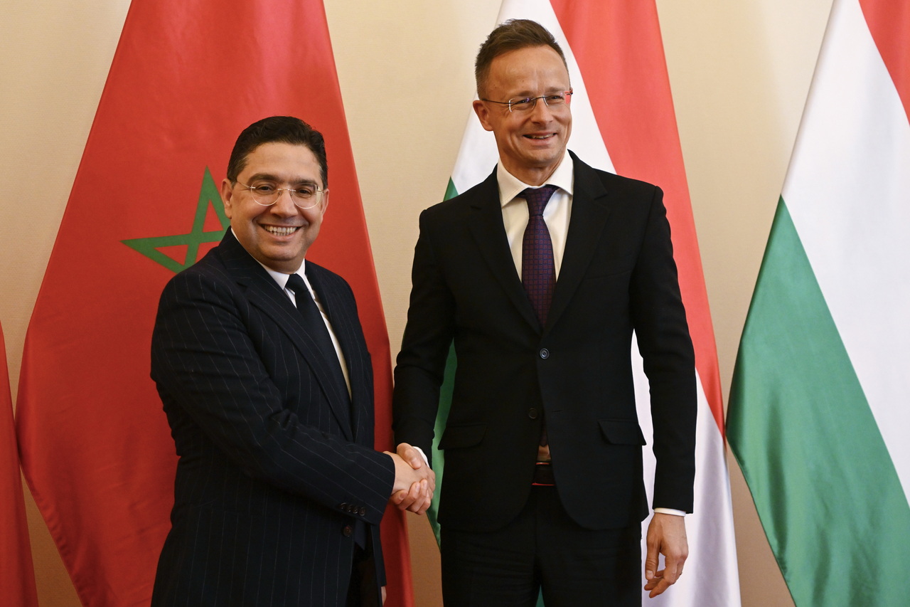 Hungarian and Moroccan foreign ministers Morocco