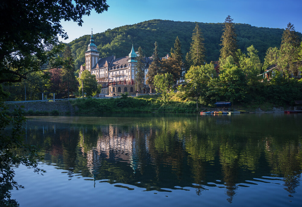 Palace Hotel Palotaszálló Lake Hámori Lillafüred Hungarian location