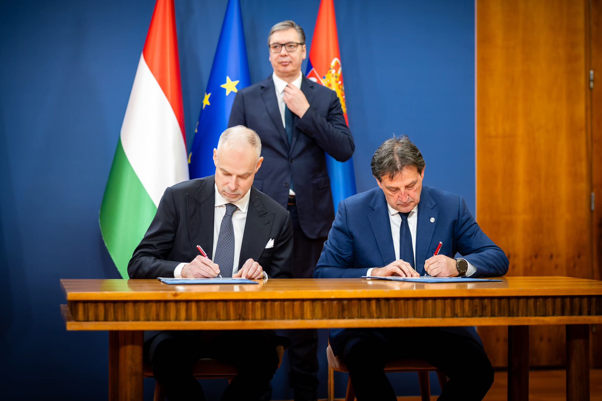 President Vucic talking about military alliance with Hungary