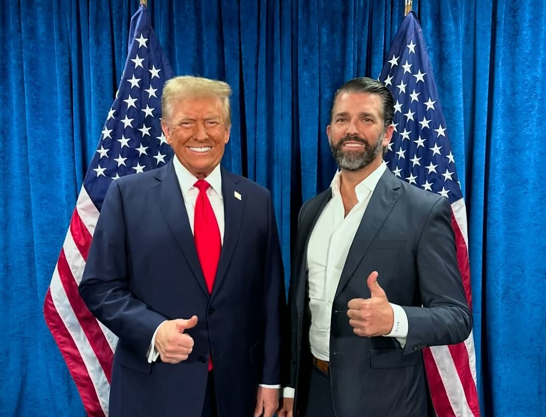 Trump Jr and Donald Trump