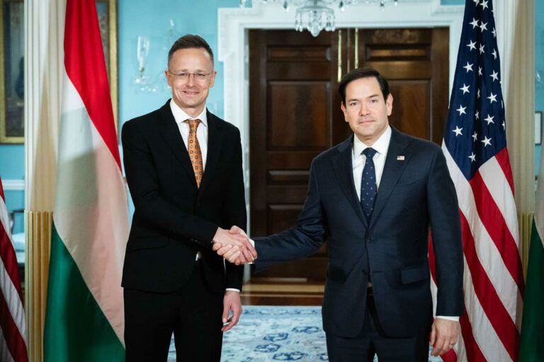 US Secretary Rubio's Call with Hungarian Foreign Minister Szijjártó