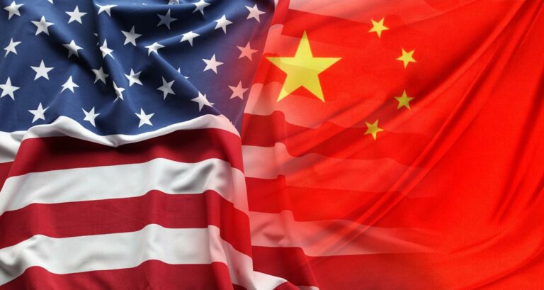 china usa flag