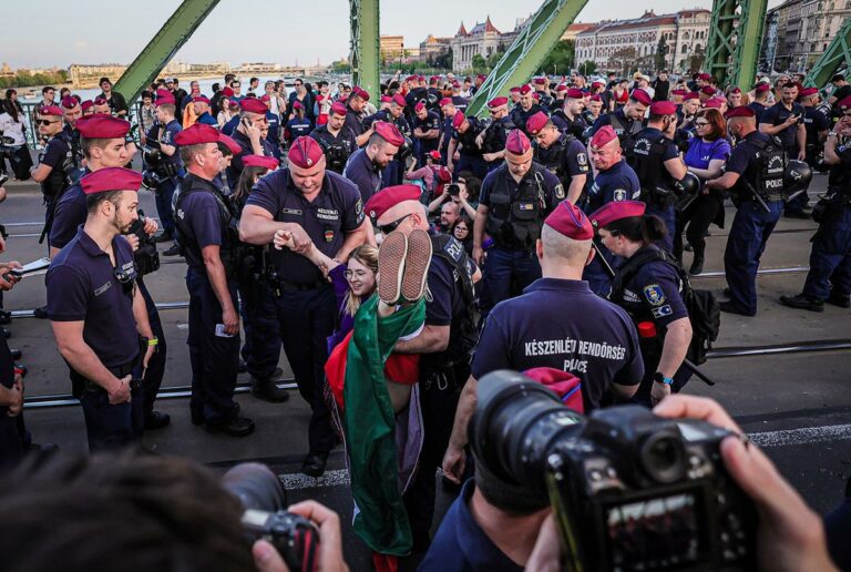demonstration szabadság bridge