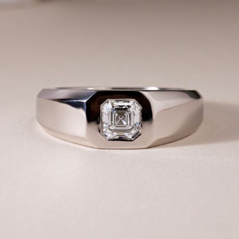 white gold rings for men