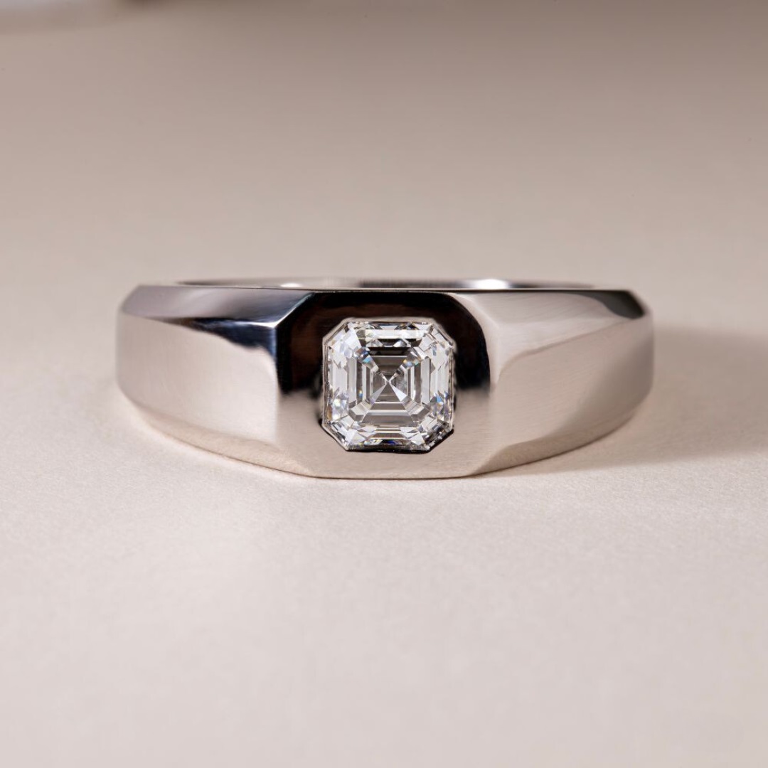 white gold rings for men