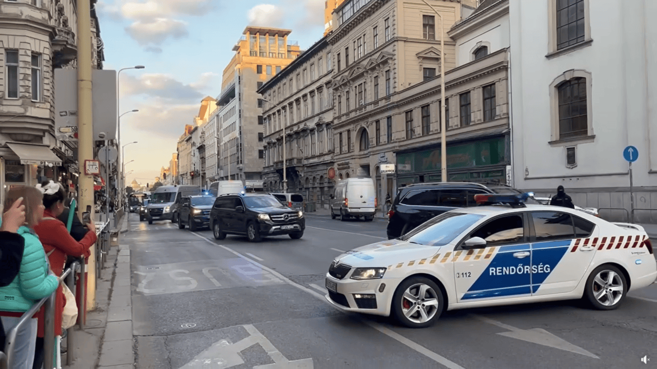Budapest TEK police action Indian man