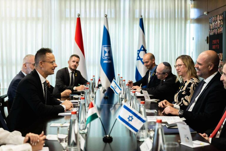 FM Szijjártó in Israel