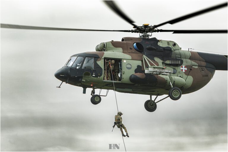 Multi-national helicopter exercise held in Central Hungary evacuation