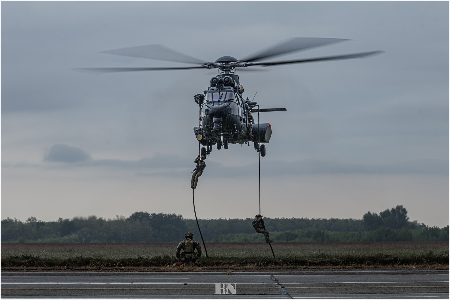 Multi-national helicopter exercise held in Central Hungary