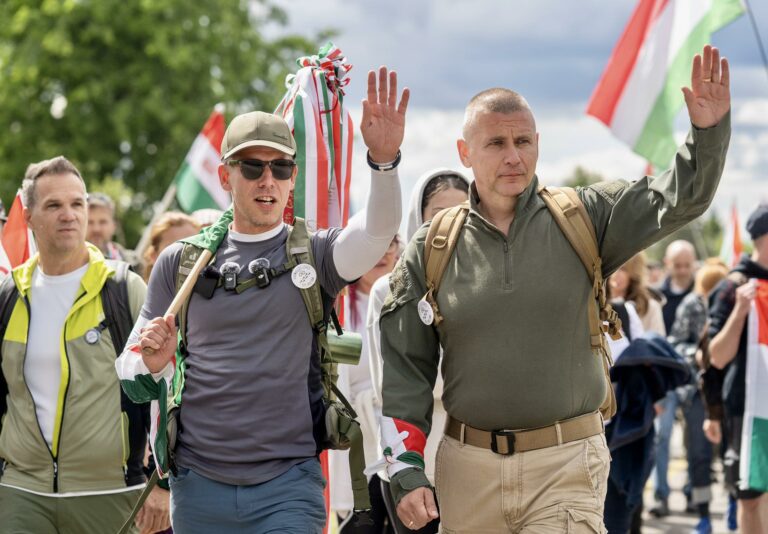 Romulusz Ruszin-Szendi and Péter Magyar chief of staff