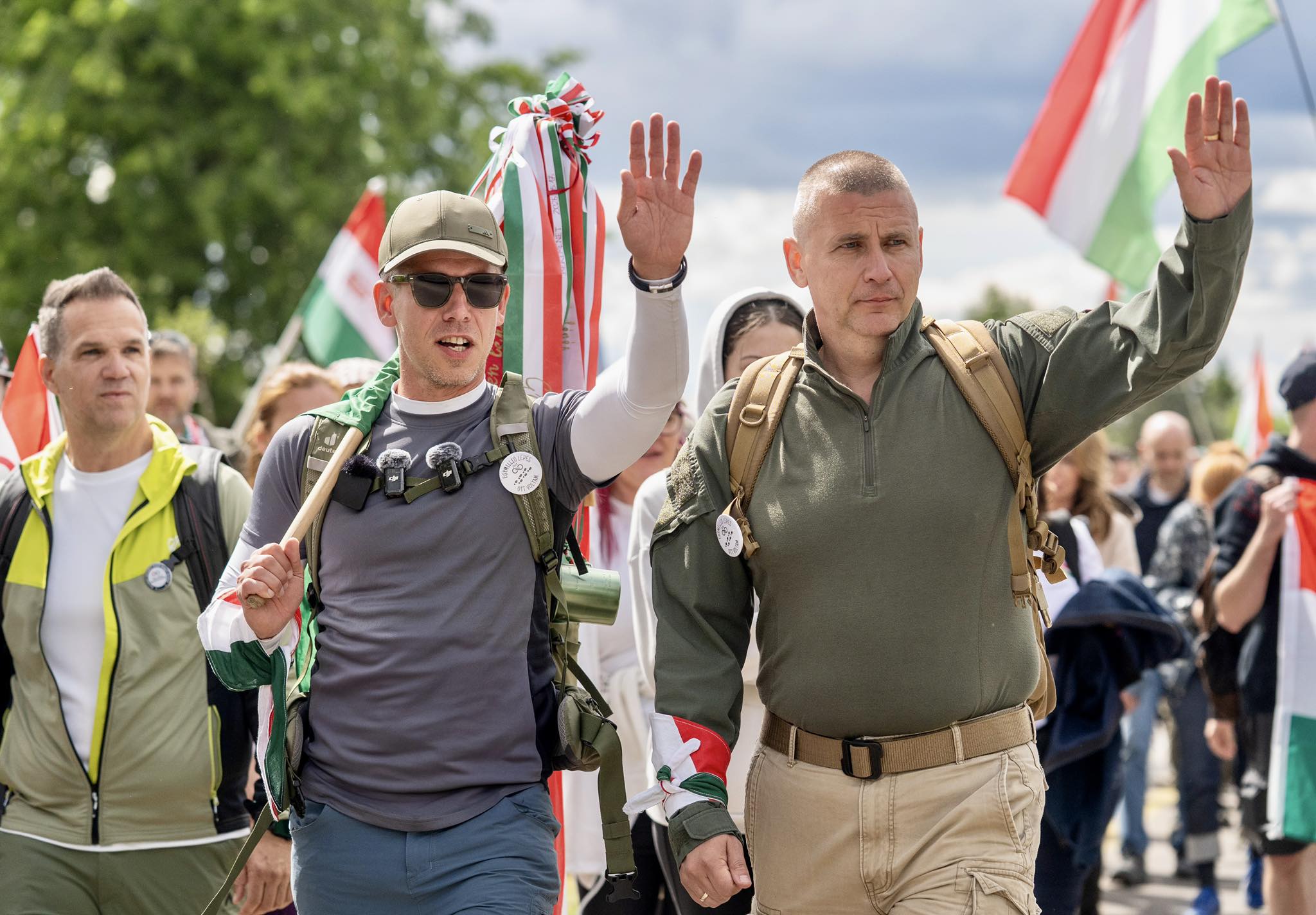 Romulusz Ruszin-Szendi and Péter Magyar chief of staff