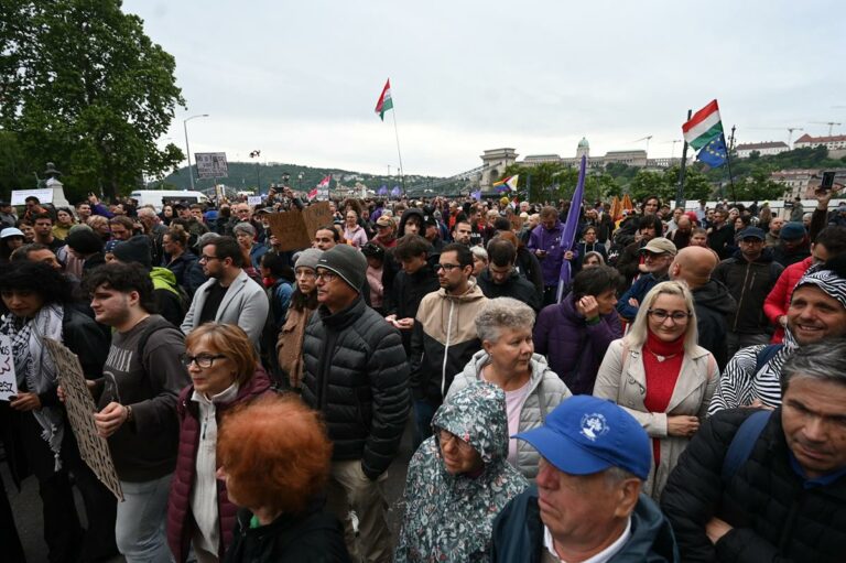 demonstration Hungary budapest anti government