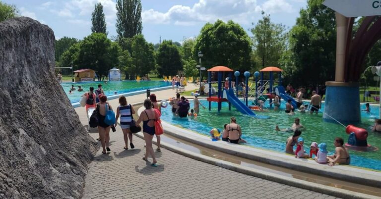 Virágfürdő Kaposvár baths in Hungary