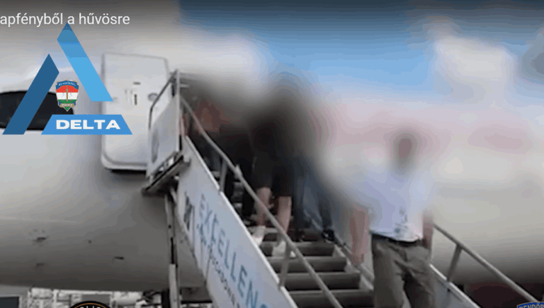 Hungarian police catches drug trafficker after landing